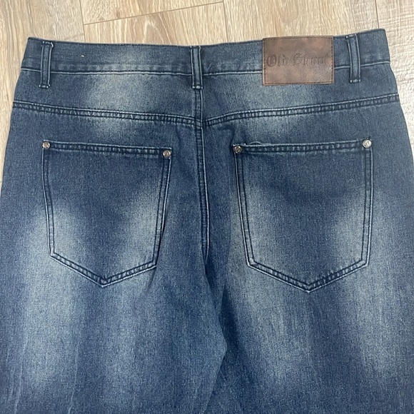 Old Skool Men’s Waist 36 Denim Blue Jeans - Picture 6 of 7